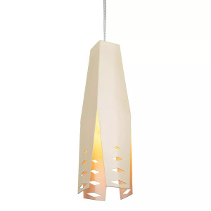Lampa wisząca Origami Design No.2 40W biało-beżowa Altavola Design