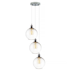 Żyrandol New York Loft chrom, transparentny 20 cm - Altavola