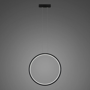 Lampa wisząca Ledowe Okręgi No.1 X 40 cm 22W 4000K IP44 czarna Altavola Design