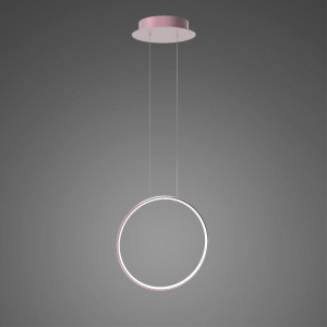 Lampa wisząca Ledowe Okręgi No.1 X 40 cm różowo złota 4000K 15W Altavola Design