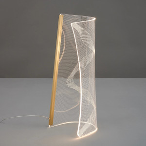 Lampa stojąca Cortina No.5 43 cm 12W złota Altavola Design