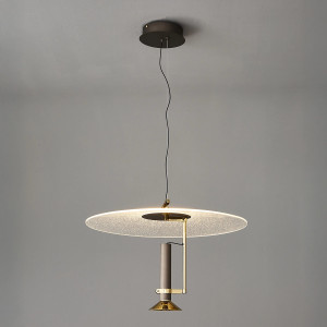 Lampa wisząca akrylowa Fanora 28W brązowa Altavola Design