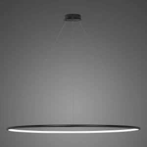 Lampa wisząca Ledowe Okręgi No.1 180 cm 4000K czarna 68W Altavola Design