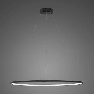Lampa wisząca Ledowe Okręgi No.1 100 cm 3000K czarna ściemnialna 38W Altavola Design