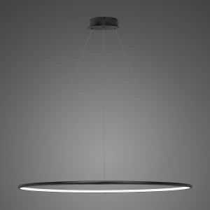 Lampa wisząca Ledowe Okręgi No.1 120 cm 3000K czarna 45W Altavola Design
