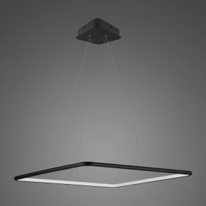Lampa wisząca Ledowe Kwadraty No.1 40 cm 4000K czarna 19W Altavola Design