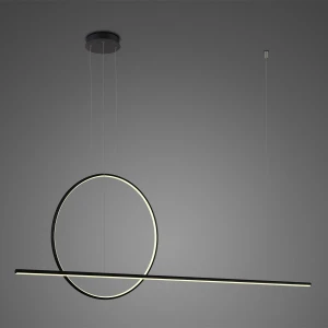 Lampa wisząca Linea No.2 60 cm czarna 4000K 40W Altavola Design