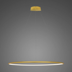 Lampa wisząca Ledowe Okręgi No.1 100 cm 3000K złota 38W Altavola Design