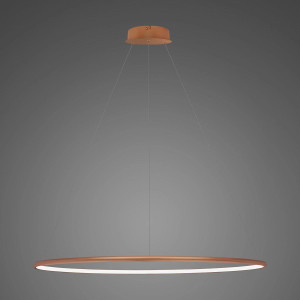 Lampa wisząca Ledowe Okręgi No.1 100 cm 3000K miedziana 38W Altavola Design