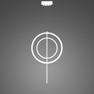 Lampa wisząca Linea No.5 60x40 cm biała 3000K 51W Altavola Design