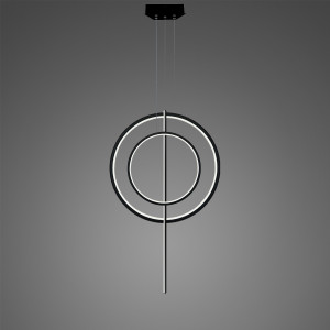 Lampa wisząca Linea No.5 60x40 cm czarna 3000K 51W Altavola Design