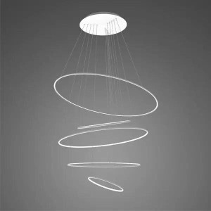 Lampa wisząca Ledowe Okręgi No.5 150 cm 3000K biała 192W Altavola Design