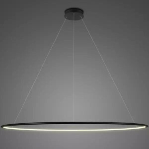 Lampa wisząca Ledowe Okręgi No.1 230 cm 3000K czarna 87W Altavola Design