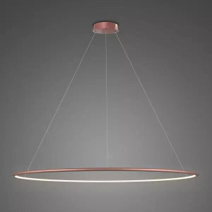 Lampa wisząca Ledowe Okręgi No.1 różowe złoto 150cm - Altavola