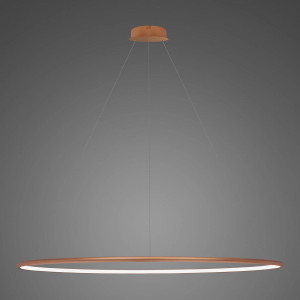 Lampa wisząca Ledowe Okręgi No.1 150 cm 3000K miedziana 57W Altavola Design