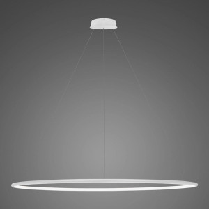 Lampa wisząca Ledowe Okręgi No.1 150 cm 3000K biała 57W Altavola Design
