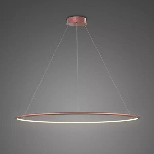 Lampa wisząca Ledowe Okręgi No.1 różowe złoto 120cm - Altavola