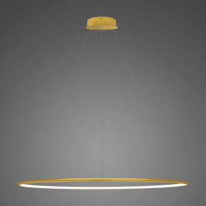 Lampa wisząca Ledowe Okręgi No.1 120 cm 4000K złota 45W Altavola Design