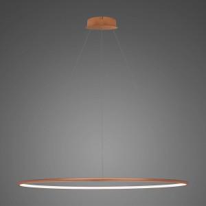 Lampa wisząca Ledowe Okręgi No.1 120 cm 4000K miedziana 45W Altavola Design