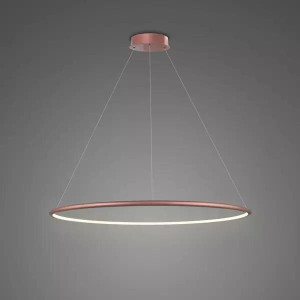 Lampa wisząca Ledowe Okręgi No.1 różowe złoto 60cm - Altavola