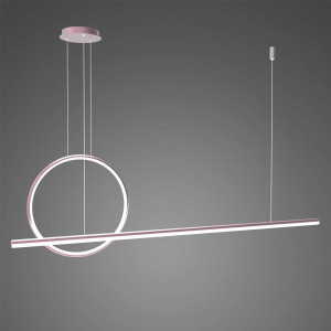 Lampa wisząca Linea No.2 40 cm 3000K różowo złota 23W Altavola Design