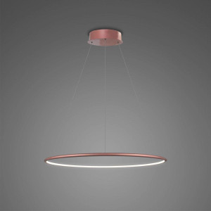 Lampa wisząca Ledowe Okręgi No.1 40 cm 4000K różowo złota 15W Altavola Design