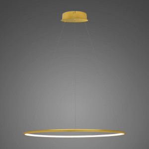 Lampa wisząca Ledowe Okręgi No.1 60 cm 2700K złota ściemnialna 23W Altavola Design