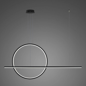 Lampa wisząca Linea No.2 B 80 cm czarna 3000K ściemnialna 45W Altavola Design