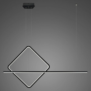 Lampa wisząca Linea No.4 B 60 cm czarna 3000K ściemnialna 48W Altavola Design