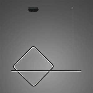Lampa wisząca Linea No.4 A 60 cm czarna 3000K ściemnialna 46W Altavola Design