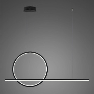 Lampa wisząca Linea No.2 100x40 cm czarna 4000K ściemnialna 30W Altavola Design