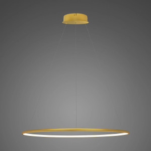 Lampa wisząca Ledowe Okręgi No.1 80 cm 3000K złota DALI Altavola Design