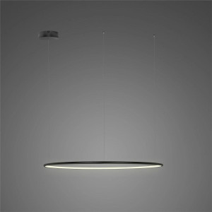 Lampa wisząca Ledowe Okręgi No.1 CO 60 cm 4000K czarna 23W Altavola Design