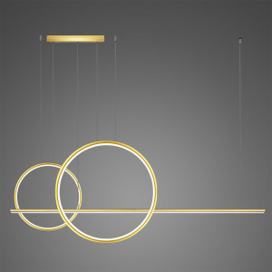 Lampa wisząca Linea No.4 60x40 cm złota 4000K ściemnialna 57W Altavola Design