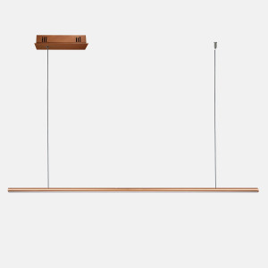 Lampa wisząca Linea No.1B 120 cm 3000K miedziana 15W Altavola Design