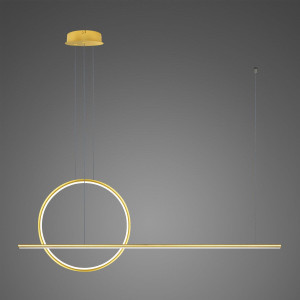 Lampa wisząca Linea No.2 120x40 cm złota 3000K 30W Altavola Design