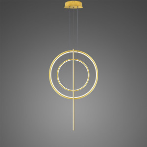 Lampa wisząca Linea No.5 złoty 60/40cm - Altavola