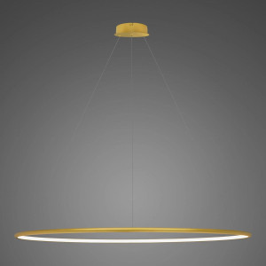 Lampa wisząca Ledowe Okręgi No.1 150 cm 2700K złota ściemnialna 57W Altavola Design