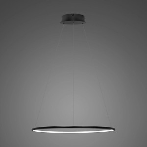 Lampa wisząca Ledowe Okręgi No.1 40 cm 4000K czarna DALI Altavola Design