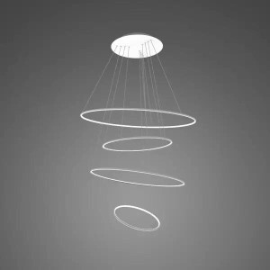Lampa wisząca Ledowe Okręgi No.4 100 cm 3000K biała DALI Altavola Design