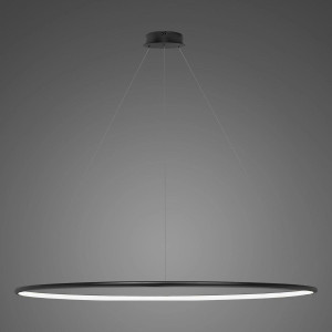 Lampa wisząca Ledowe Okręgi No.1 180 cm 3000K czarna DALI Altavola Design