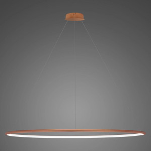 Lampa wisząca Ledowe Okręgi No.1 180 cm 3000K miedziana DALI Altavola Design
