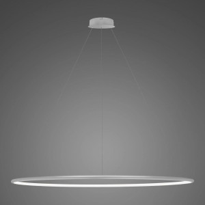 Lampa wisząca Ledowe Okręgi No.1 150 cm 4000K srebrna DALI Altavola Design