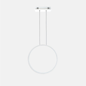 Lampa wisząca Ledowe Okręgi No.1 X 40 cm 3000K biała DALI Altavola Design
