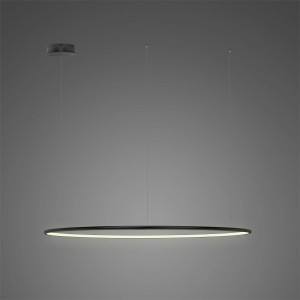 Lampa wisząca Ledowe Okręgi No.1 CO 100 cm 3000K czarna DALI Altavola Design