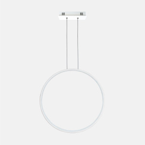 Lampa wisząca Ledowe Okręgi No.1 X 80 cm 4000K biała DALI Altavola Design