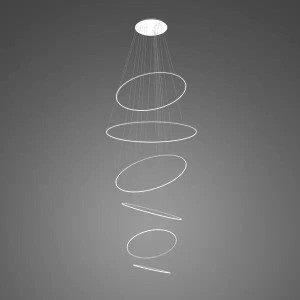Lampa wisząca Ledowe Okręgi No.6 biała3k DALI 3000K Altavola Design