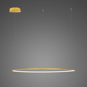 Lampa wisząca Ledowe Okręgi No.1 CO 80 cm 2700K złota 30W Altavola Design