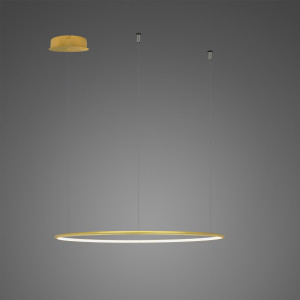 Lampa wisząca Ledowe Okręgi No.1 złoty 60cm - Altavola