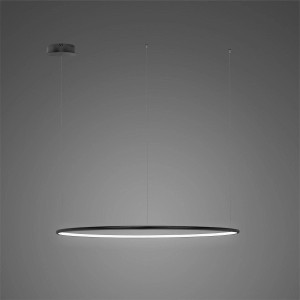 Lampa wisząca Ledowe Okręgi No.1 czarny 120cm - Altavola